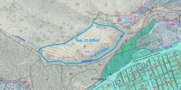 Venta de terreno rustico a escasos metros de urb. El Mistero Bixquert Xativa Ref.1429